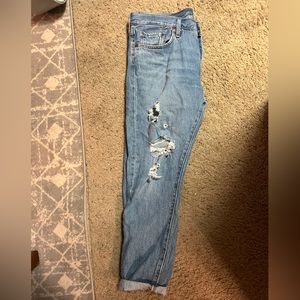 Ripped Levi’s jeans